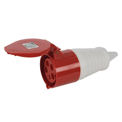 400 Volt 32 Amp Socket (Red)