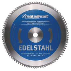 METALLKRAFT 14" STAINLESS STEEL SAW BLADE 25.4MM X 90T