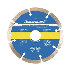 SILVERLINE FAST CONCRETE CUTTING DIAMOND DISC 115 X 22.2MM