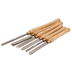 SIP LATHE WOODTURNERS CHISEL SET - 6 PIECE