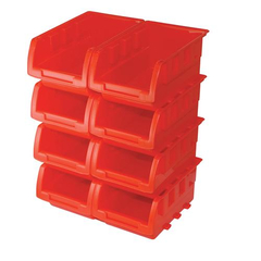 SILVERLINE STACKING BOXES SET - 8 PIECE