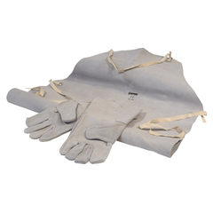 LEATHER WELDING GLOVES & APRON