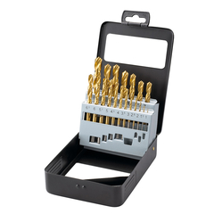 BERNARDO TIN COATED DRILL BIT SET - 19 PIECE