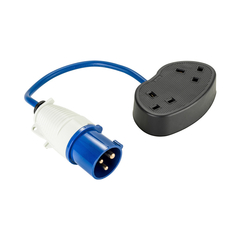 DEFENDER 16 AMP PLUG TO DUAL 13 AMP SOCKET