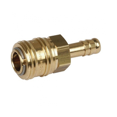 AIRCRAFT 1/4" COUPLER WITH 9MM HOSE TAIL