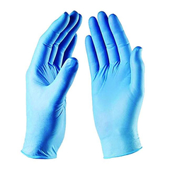 JEFFERSON BLUE NITRILE GLOVES - EXTRA LARGE