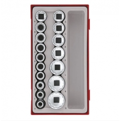 Teng Tools 1/2" Socket Set 12 pt - 17 Pieces