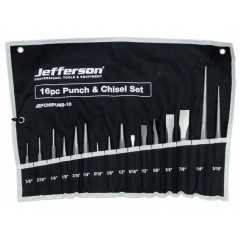 Jefferson 16 Piece Chisel and Punch Set
