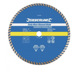 SILVERLINE TURBO WAVE DIAMANTSCHEIBE – 230 X 22,2 MM