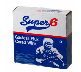 SUPER 6 GASLOZE FLUX GEVULDE MIG-DRAAD - 0,8 MM X 4,5 KG