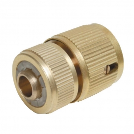 Quick Connector Auto Stop Brass