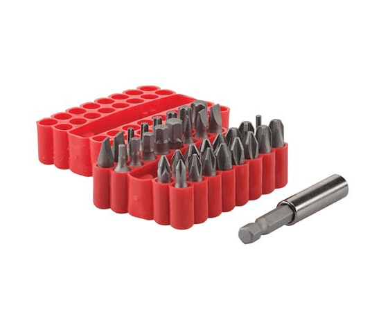 SILVERLINE 33PC SCREWDRIVER BIT SET