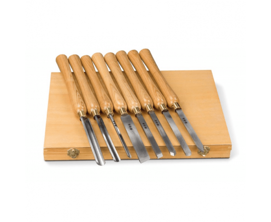 HOLZSTAR 8 PIECE HSS WOODTURNING CHISEL SET