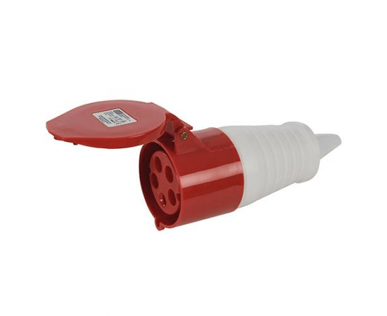 400 VOLT 16 AMP SOCKET (RED)