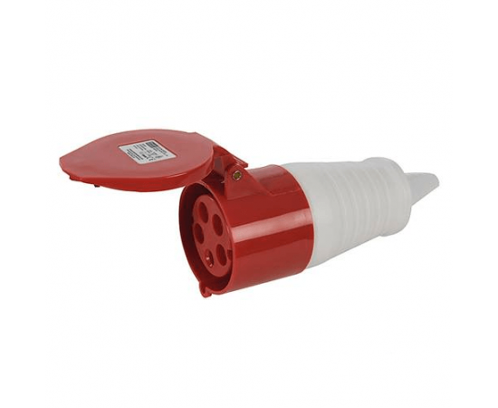 400 Volt 32 Amp Socket (Red)