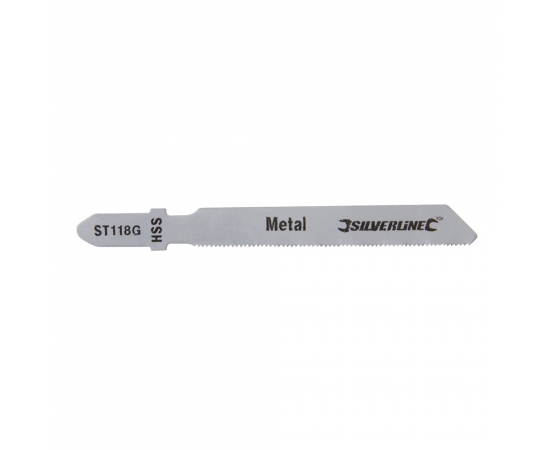 SILVERLINE JIGSAW BLADES (5) - METAL CUTTING 75MM