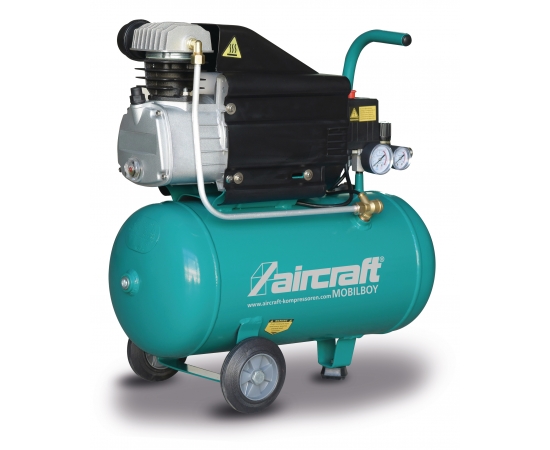 AIRCRAFT MOBILBOY 24 LITRE AIR COMPRESSOR - 8 BAR