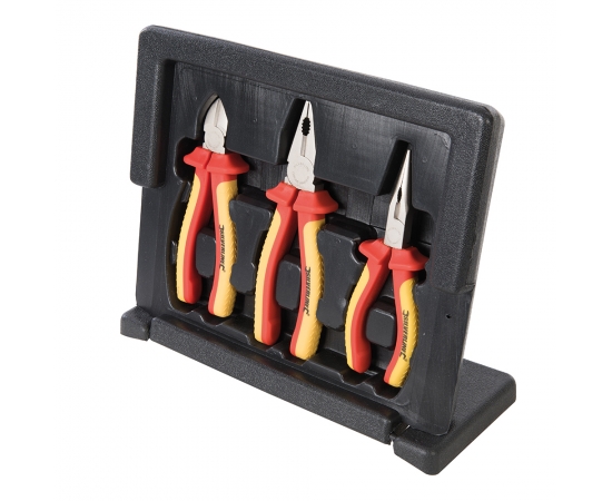 SILVERLINE VDE EXPERT PLIERS SET - 3 PIECE