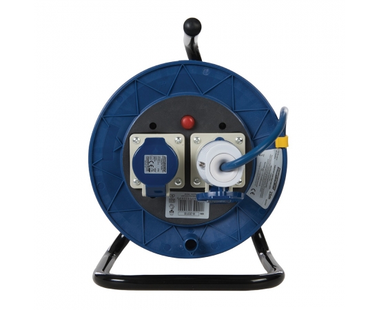 ELECTRICAL CABLE REEL 240V 25M 2 X 16AMP SOCKETS