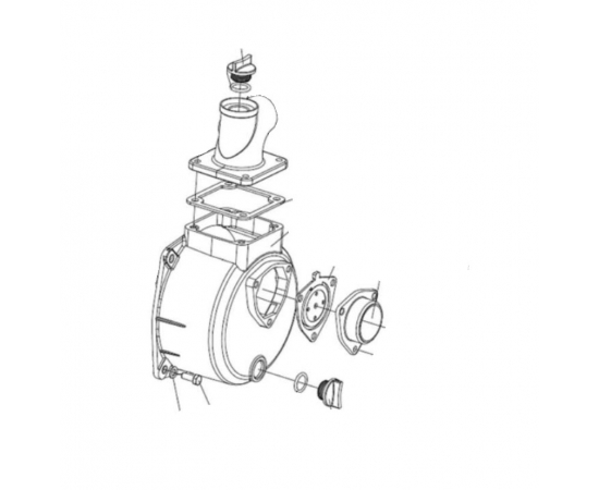 PUMP HOUSING ASSEMBLY FOR CLEANCRAFT FWP 50
