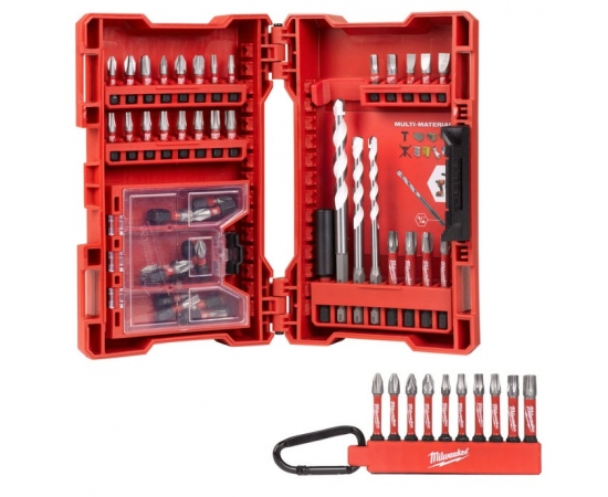 MILWAUKEE 54 PIECE SHOCKWAVE IMPACT DUTY ACCESSORY SET