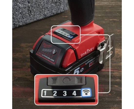 MILWAUKEE CORDLESS HIGH TORQUE 1/2" IMPACT WRENCH W/ FRICTION RING M18 ONEFHIWF12