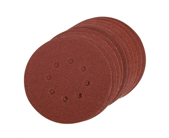 TRITON 80G 150MM HOOK & LOOP SANDING DISCS - PUNCHED