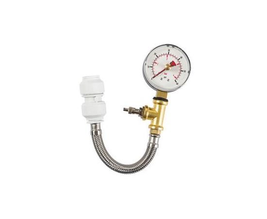 DICKIE DYER DRY PIPE TEST GAUGE WITH FLEXIBLE HOSE