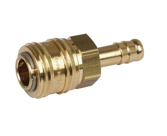 AIRCRAFT 1/4" COUPLER WITH 9MM HOSE TAIL