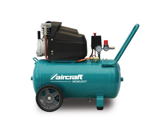 AIRCRAFT 2.5HP 50 LITRE PORTABLE AIR COMPRESSOR - 10 BAR