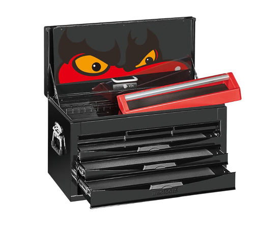 TENG TOOLS PRO 6 DRAWER TOP BOX - BLACK