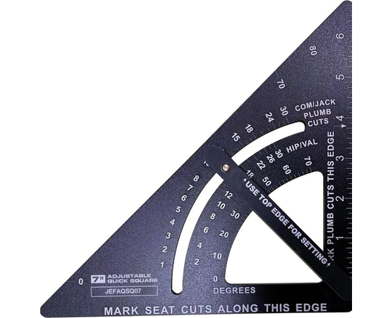 JEFFERSON 7" ADJUSTABLE QUICK SQUARE