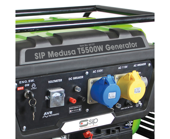 SIP MEDUSA T5500W PETROL GENERATOR - 6.8 KVA