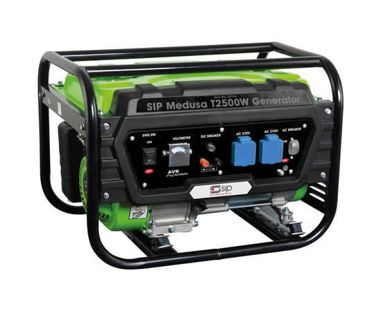 SIP MEDUSA T2500W 2.5KVA GENERATOR W/AVR