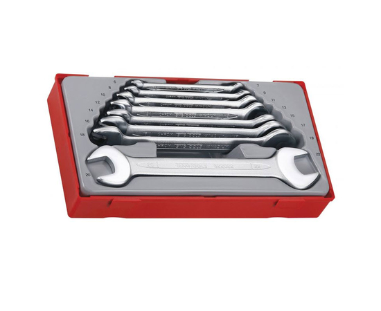 TENG 8 PIECE DOUBLE OPEN ENDED SPANNER SET