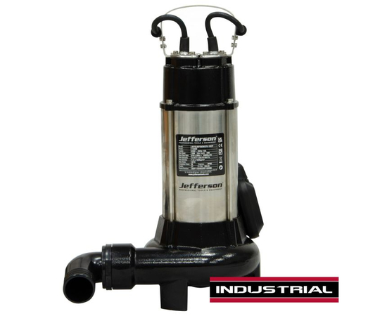 JEFFERSON INDUSTRIAL 1100W SUBMERSIBLE SEWAGE CUTTER PUMP - 110 VOLT