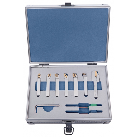 Bernardo 7pc 8mm Indexable Carbide Turning Tool Set