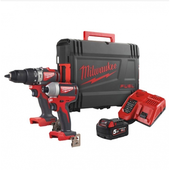 Milwaukee Cordless & Brushless​ Drill & Impact Driver Kit